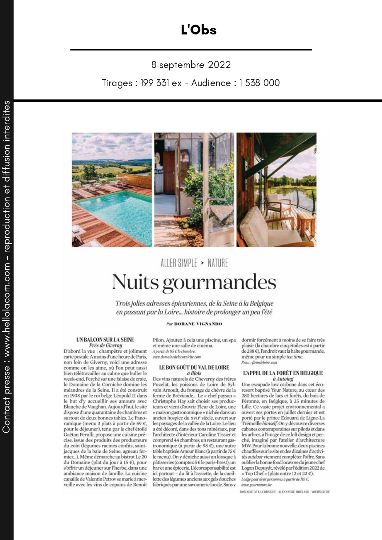 Article Nuits gourmandes