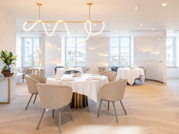 Restaurant Christophe Hay par Caroline Tissier, architecte d'intérieur