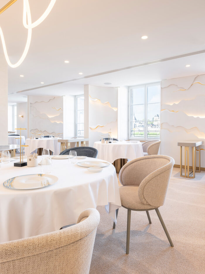 Restaurant Christophe Hay par Caroline Tissier, architecte d'intérieur