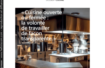 La cuisine ouverte de l'architecte et designer d'intérieur Caroline Tissier